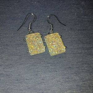 Shimmery Squares (jewelry set)